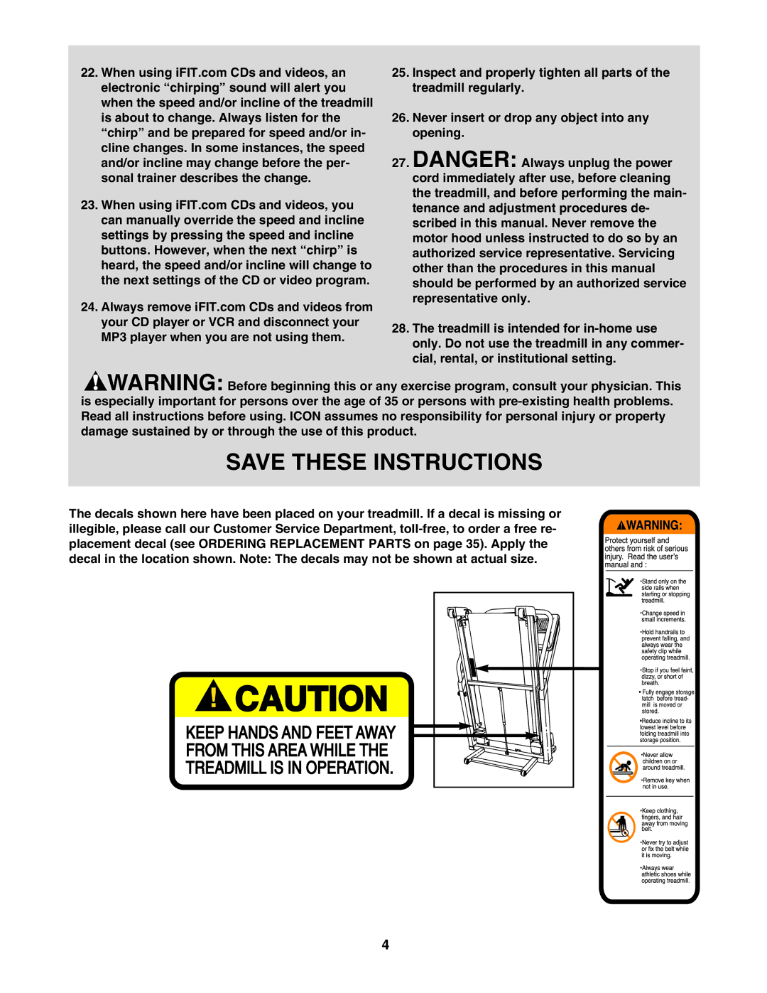 NordicTrack NTL12950 user manual 