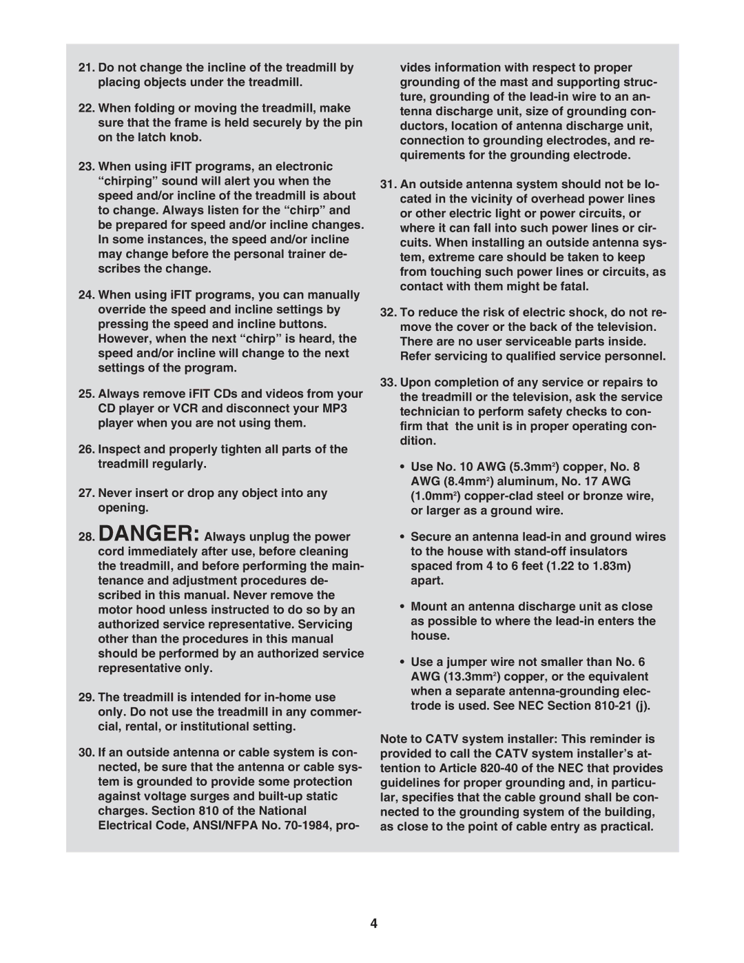 NordicTrack NTL14905.1 user manual 