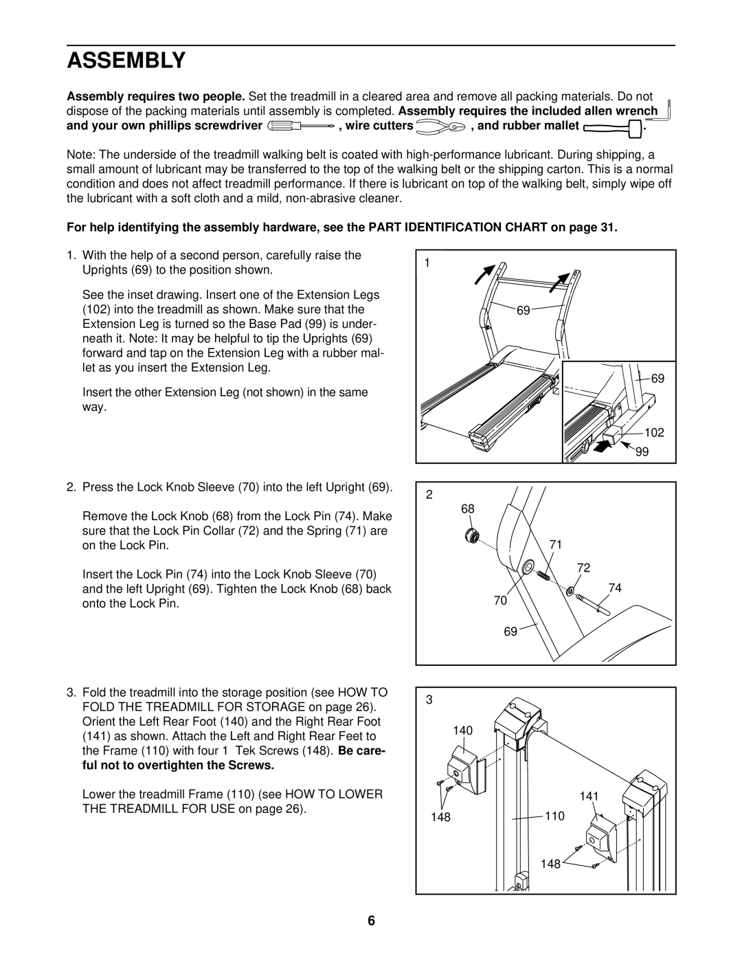 NordicTrack NTL14940 user manual Assembly 