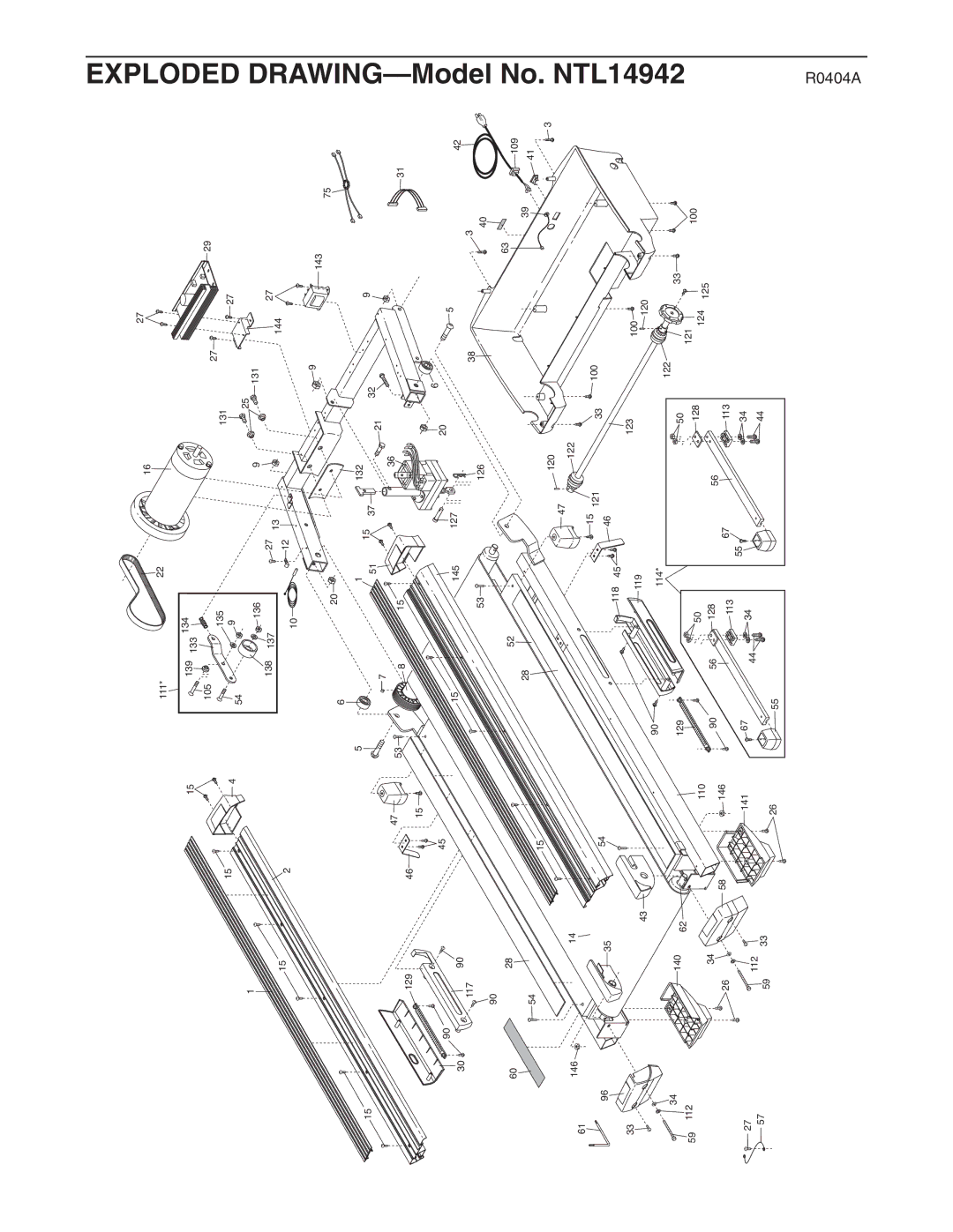 NordicTrack user manual No. NTL14942 