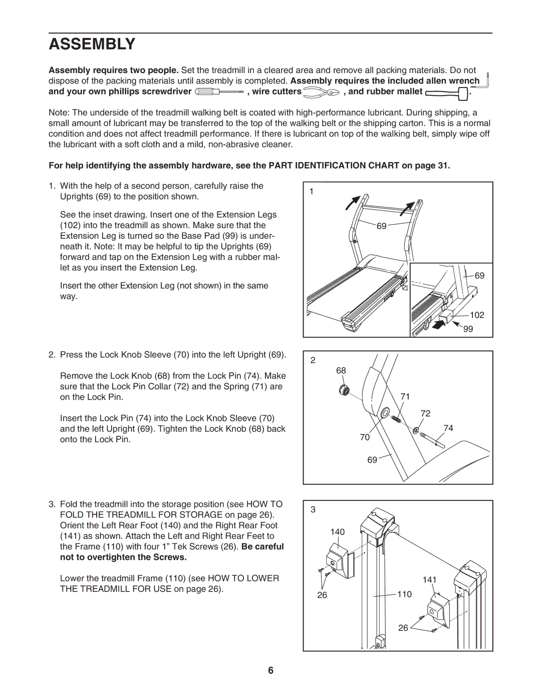 NordicTrack NTL14942 user manual Assembly 