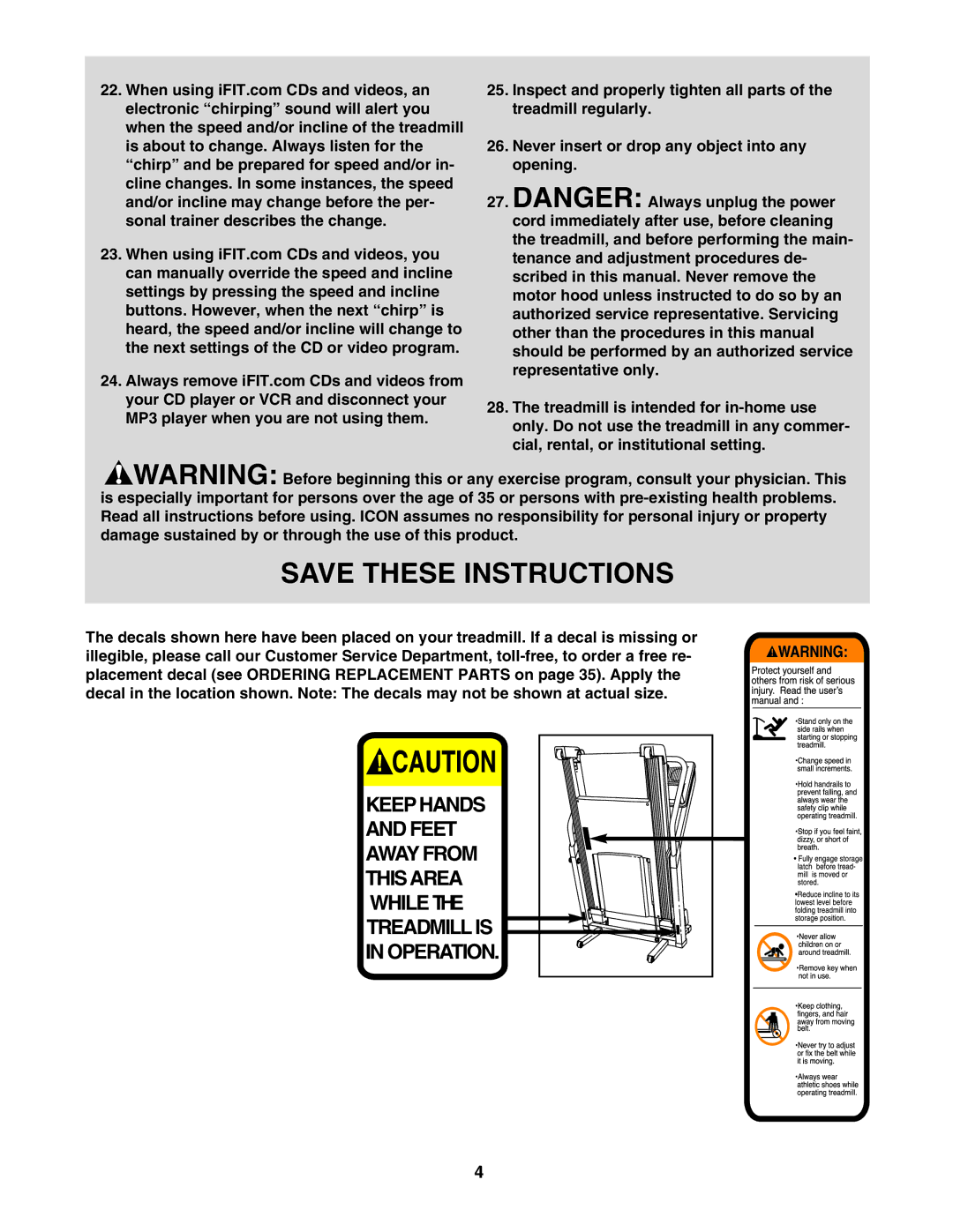 NordicTrack NTL14950 user manual 