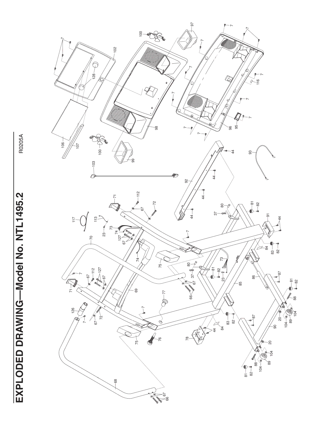 NordicTrack NTL1495.2 user manual R0205A 