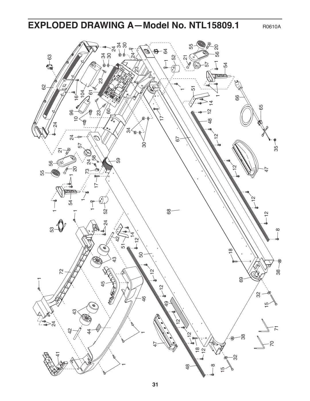 NordicTrack NTL15809.1 user manual R0610A 