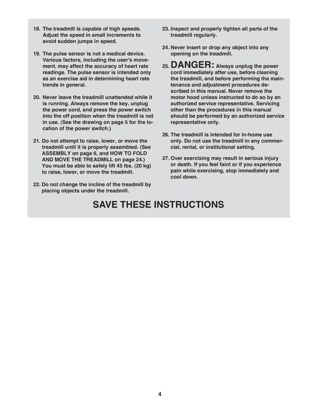 NordicTrack NTL15809.1 user manual 