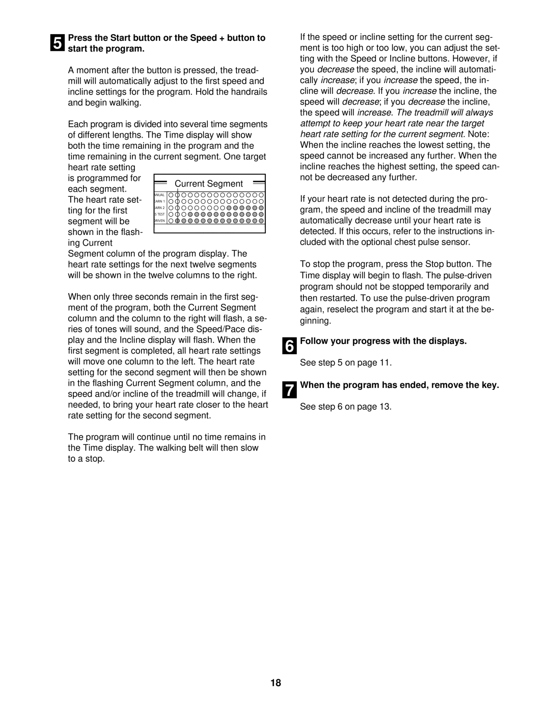 NordicTrack NTL15920 user manual Follow your progress with the displays 