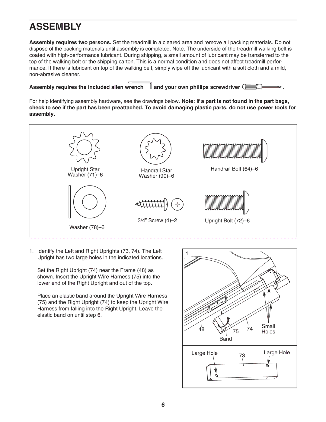 NordicTrack NTL16905.1 user manual Assembly 