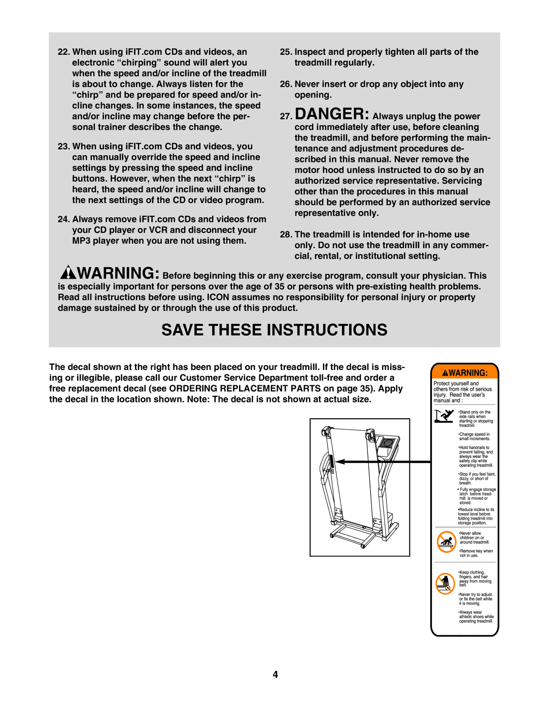 NordicTrack NTL16950 user manual 