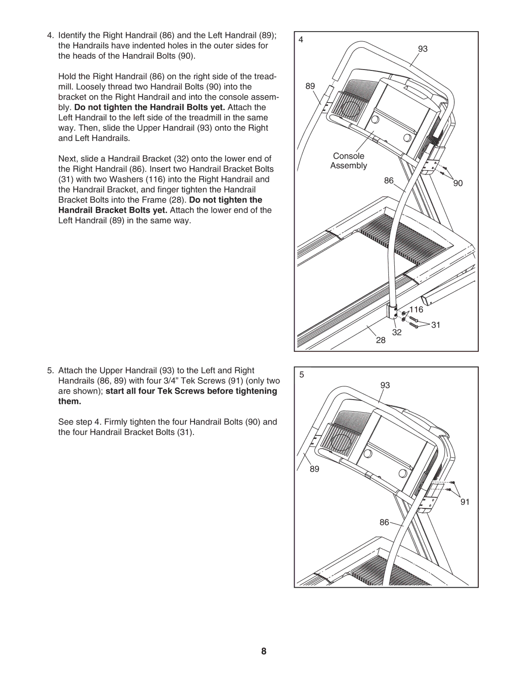 NordicTrack NTL1795.2 user manual 