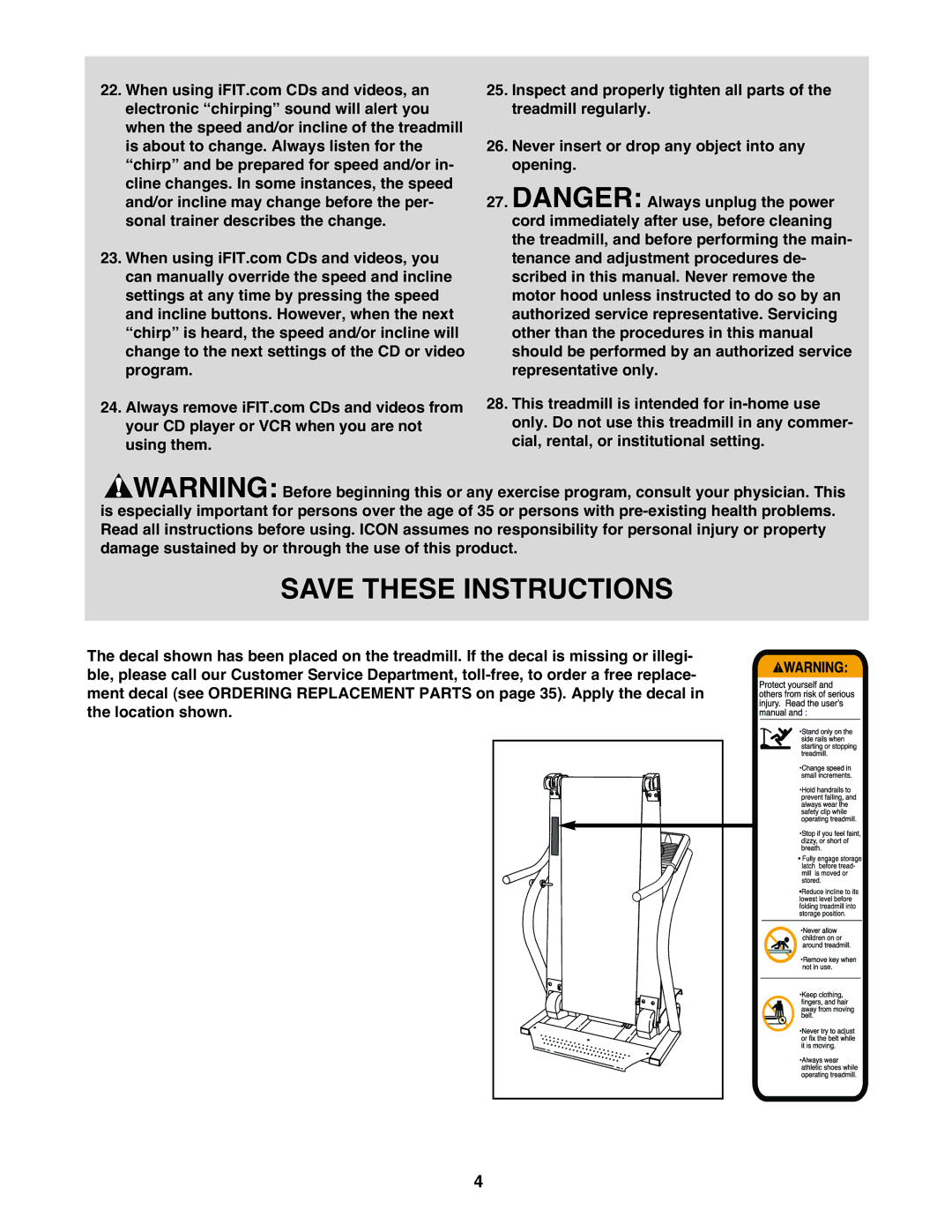 NordicTrack NTL18530 user manual 