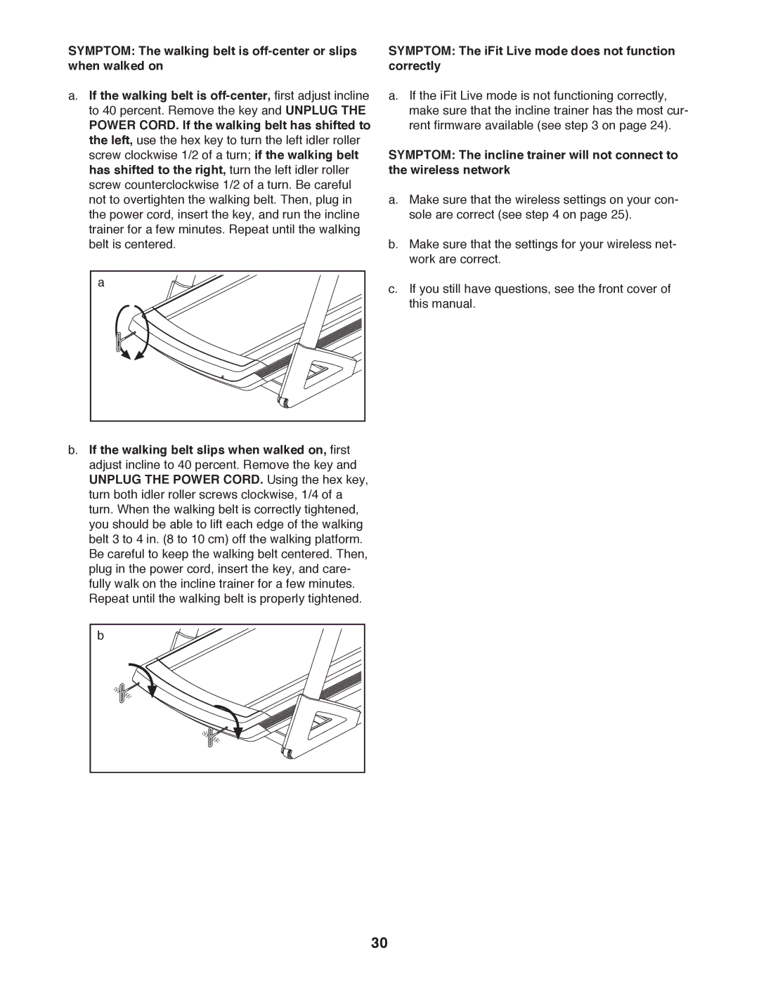 NordicTrack NTL19010.0 user manual 