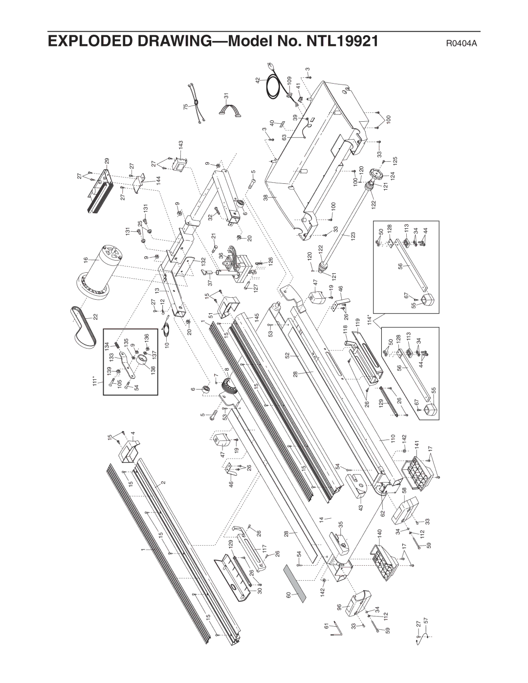 NordicTrack user manual No. NTL19921 