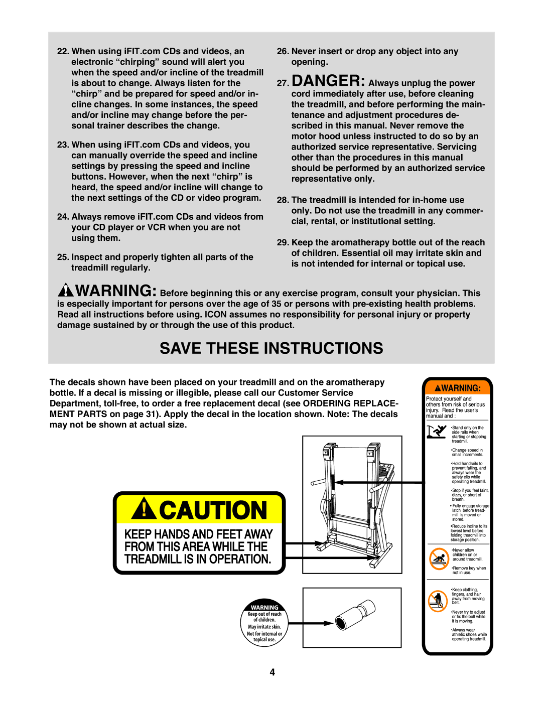 NordicTrack NTL19921 user manual 