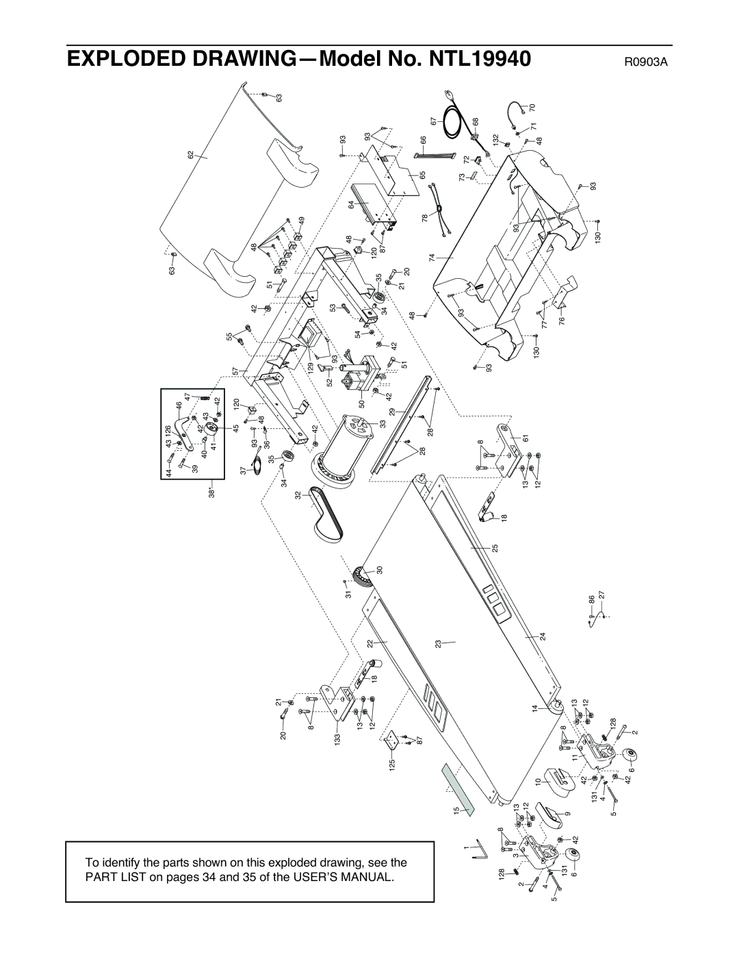 NordicTrack NTL19940 user manual 120 129 133 125 