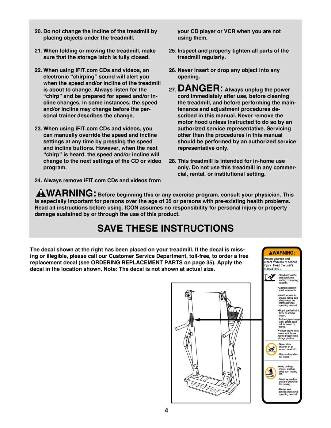 NordicTrack NTL19940 user manual 