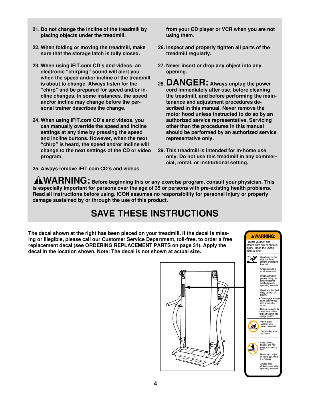 NordicTrack NTL20920 user manual 