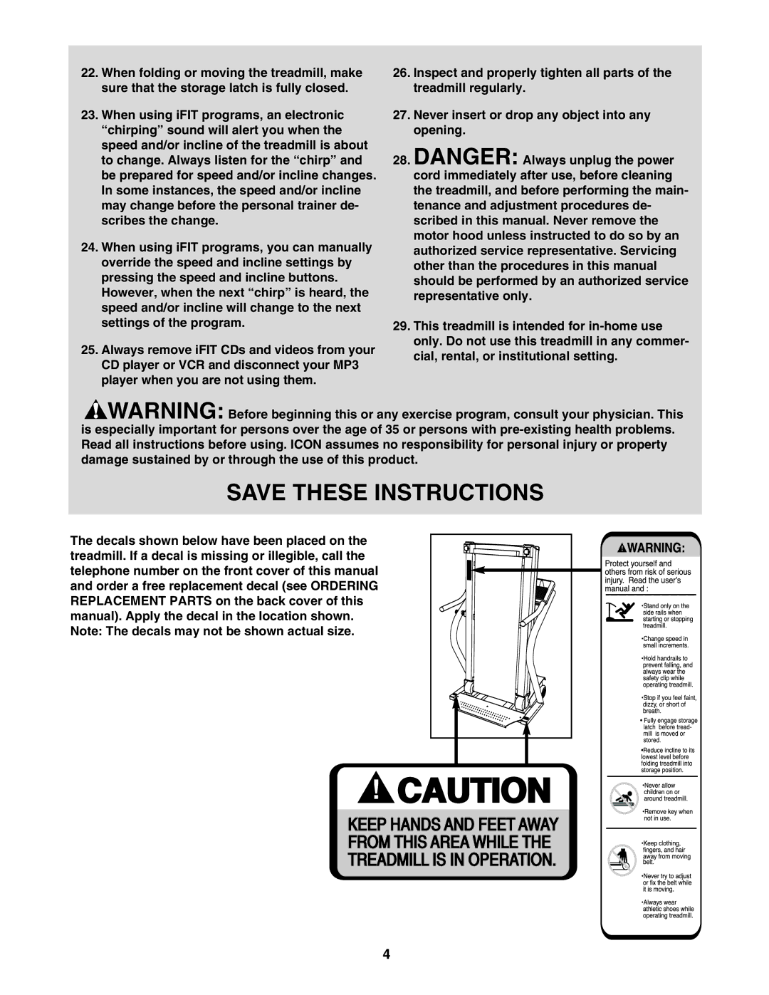 NordicTrack NTL21005.0 user manual 