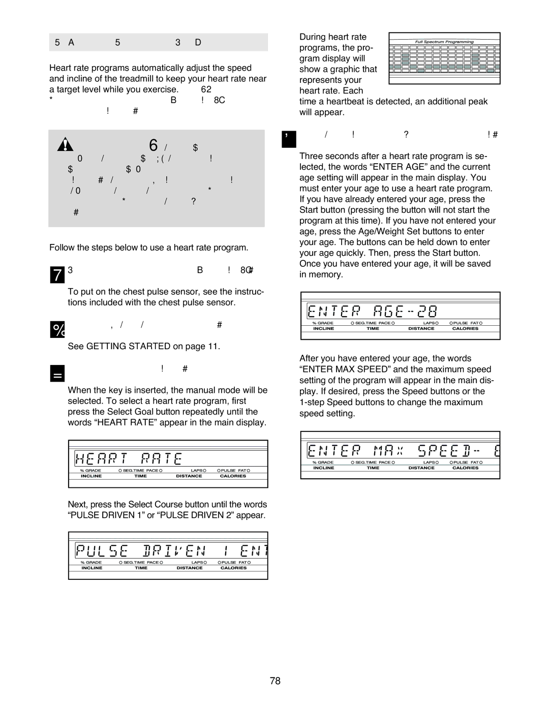 NordicTrack NTL22940 user manual HOW to USE Heart Rate Programs 