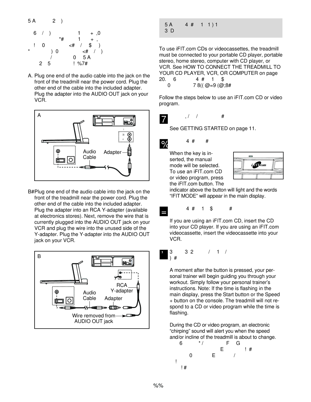 NordicTrack NTL22940 HOW to Connect Your VCR, Audio Adapter Cable, PressVCR. the Play button on your CD player or 