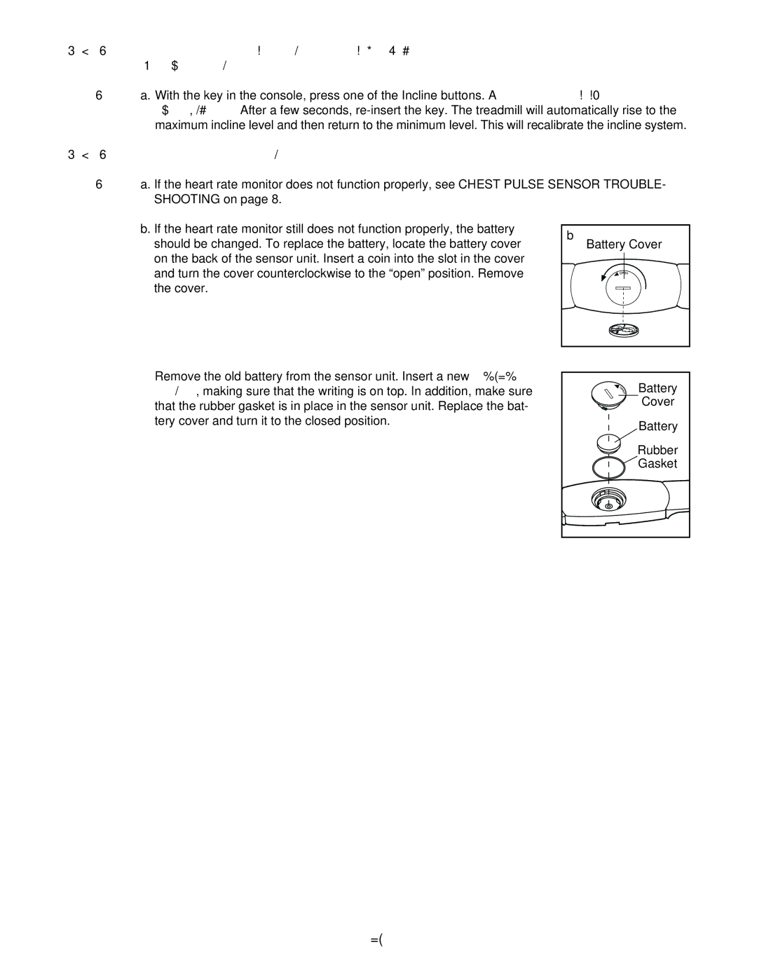 NordicTrack NTL22940 user manual Problem The heart rate monitor does not function properly 