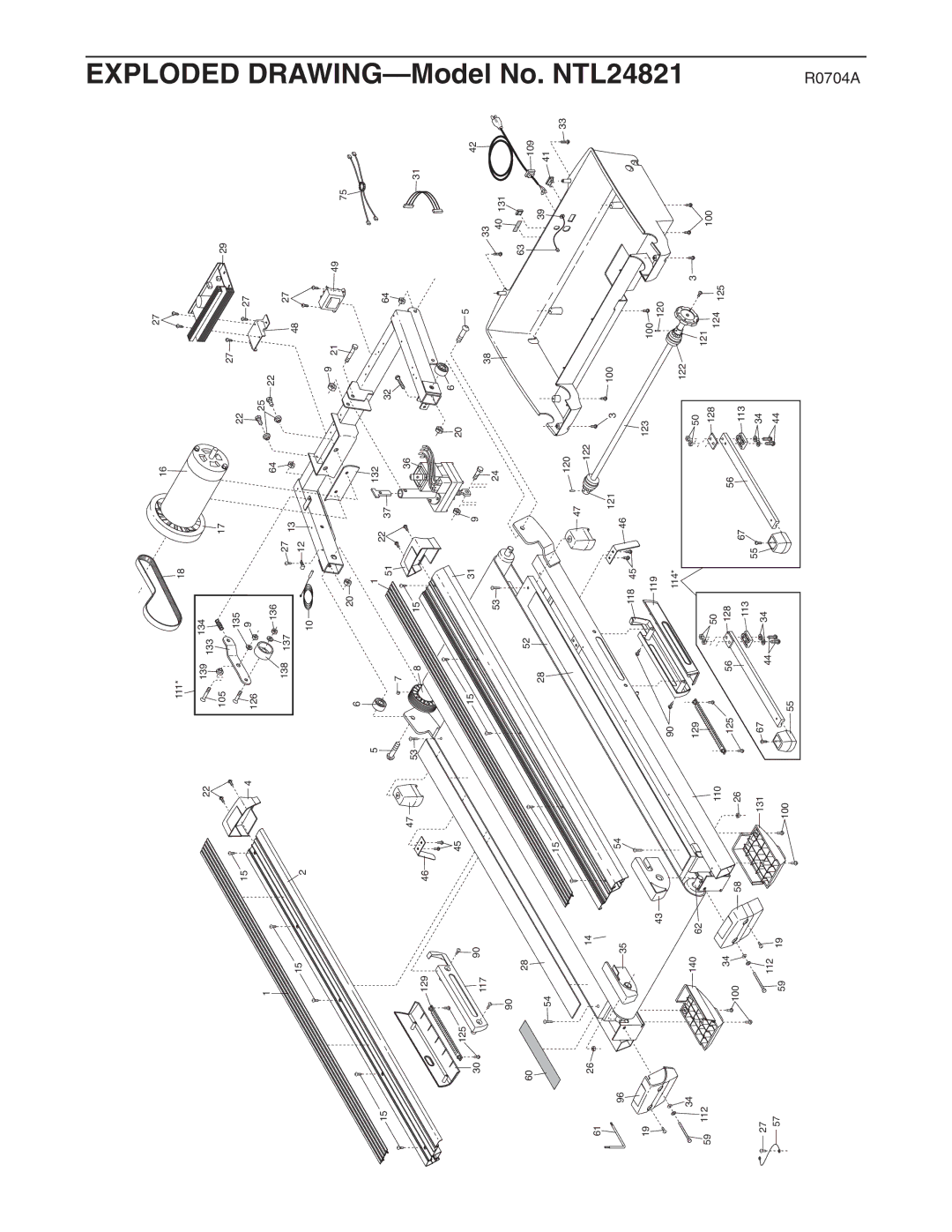 NordicTrack manual Model No. NTL24821 