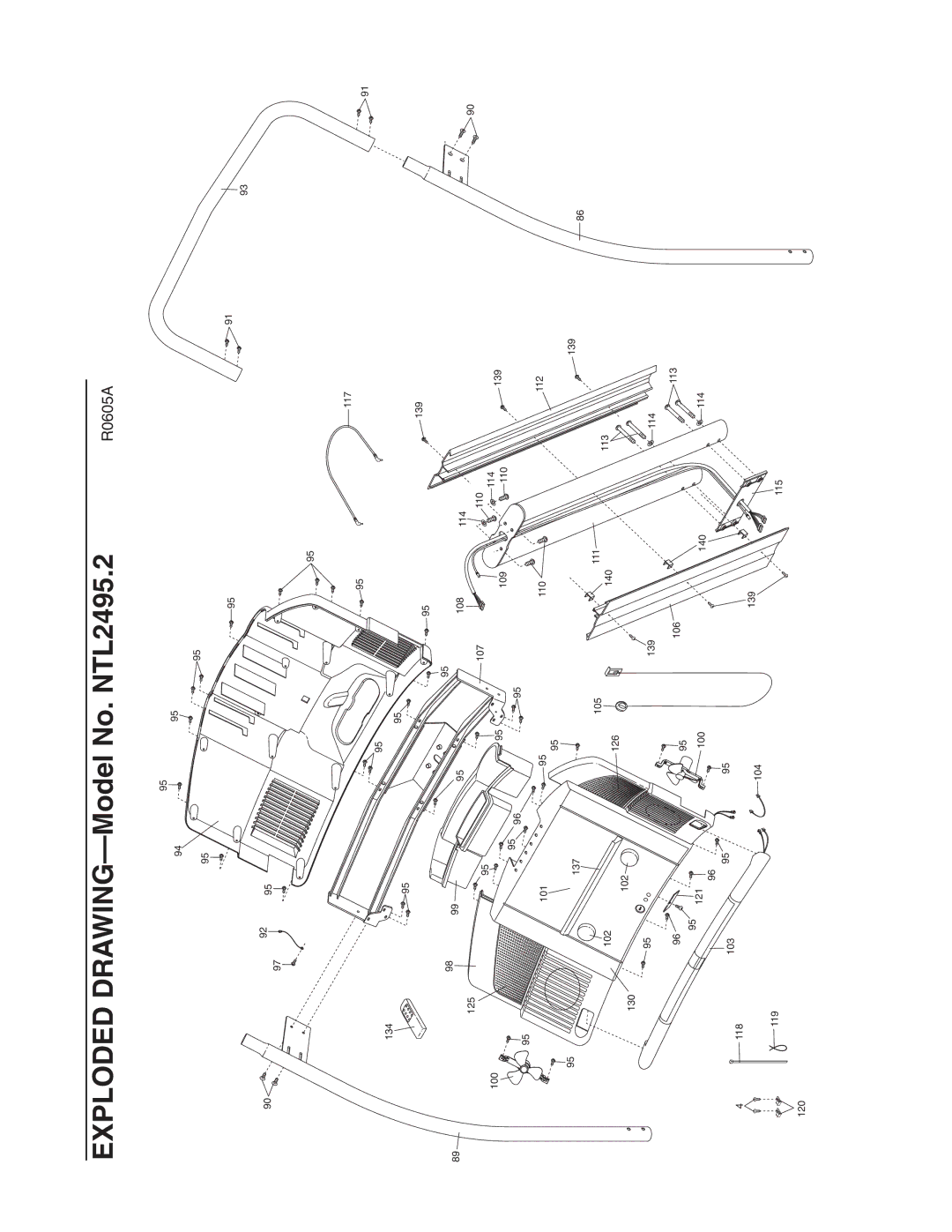 NordicTrack NTL2495.2 user manual R0605A 