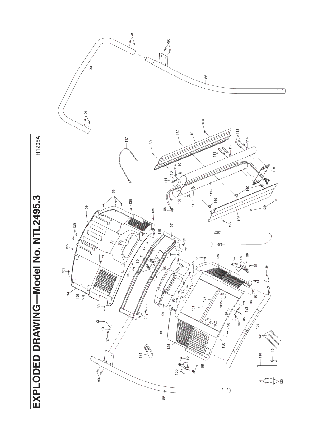 NordicTrack NTL2495.3 manual R1205A 