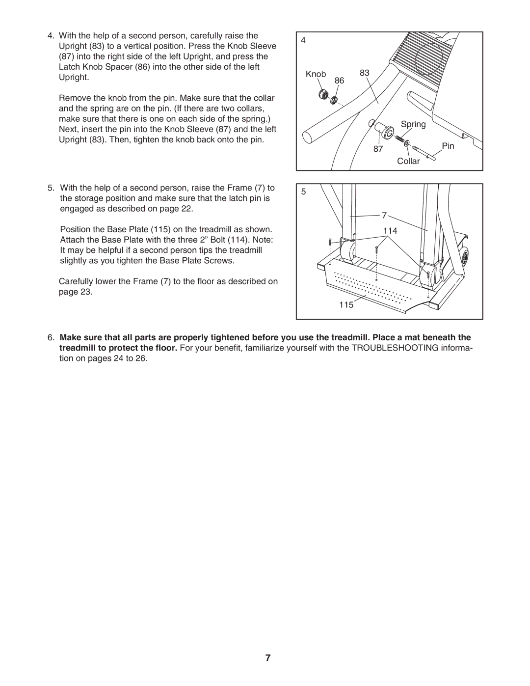 NordicTrack NTL27005.0 user manual 