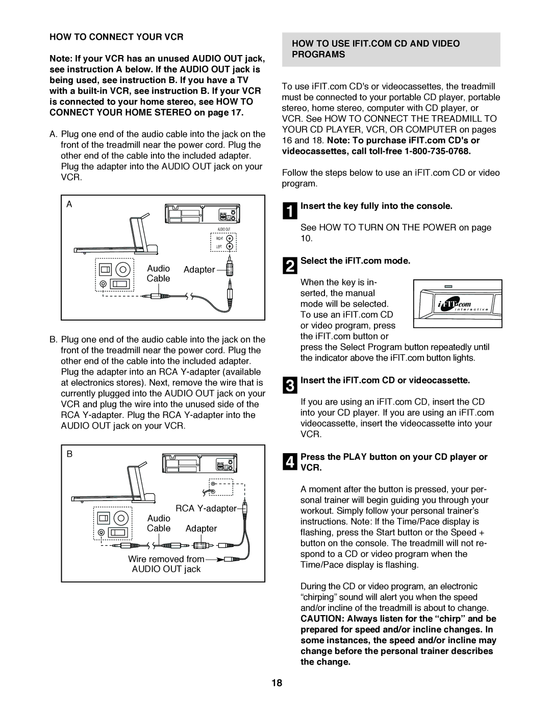 NordicTrack NTL99020 manual HOW to Connect Your VCR 