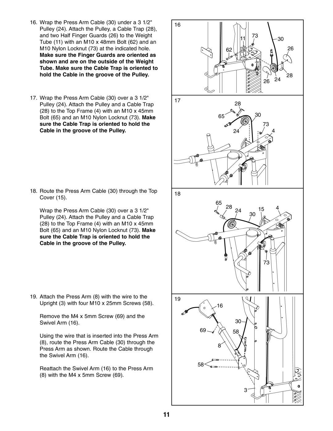 NordicTrack NTPRSY3415.0 user manual 