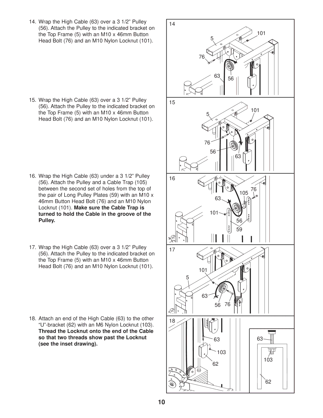 NordicTrack NTS79020 user manual 105 