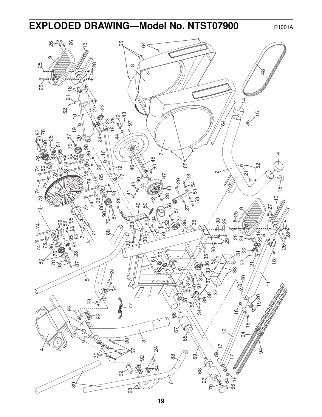 NordicTrack NTST07900 user manual 