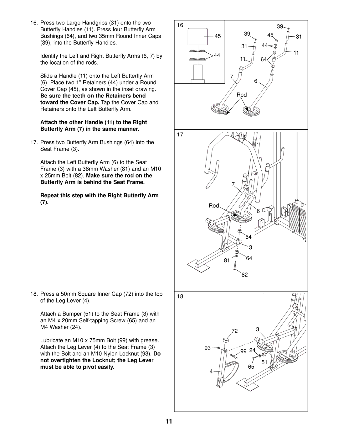 NordicTrack NTSY59210 user manual 