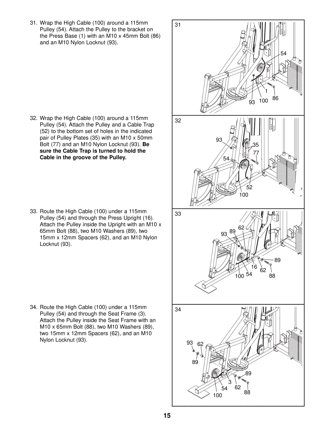 NordicTrack NTSY59210 user manual 