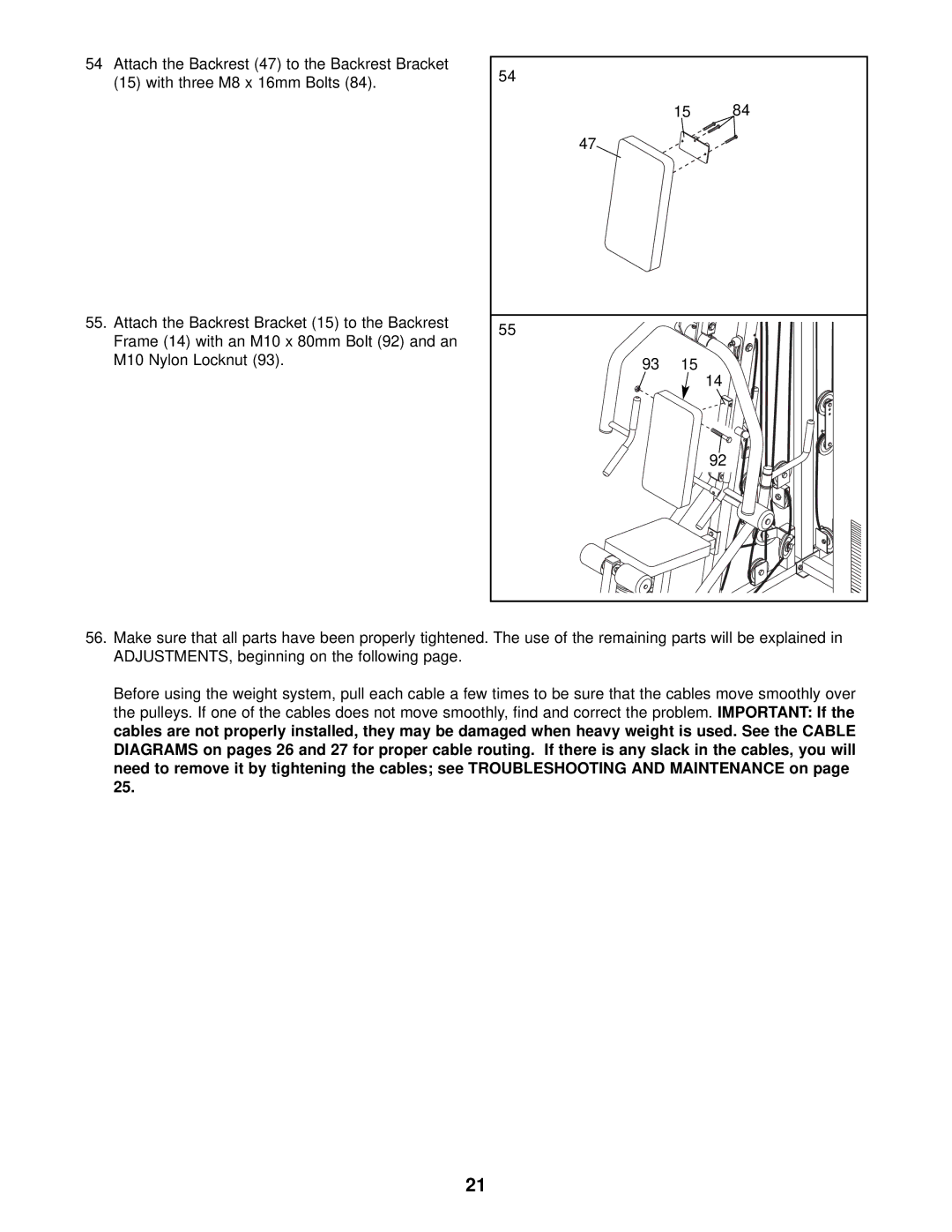 NordicTrack NTSY59210 user manual 