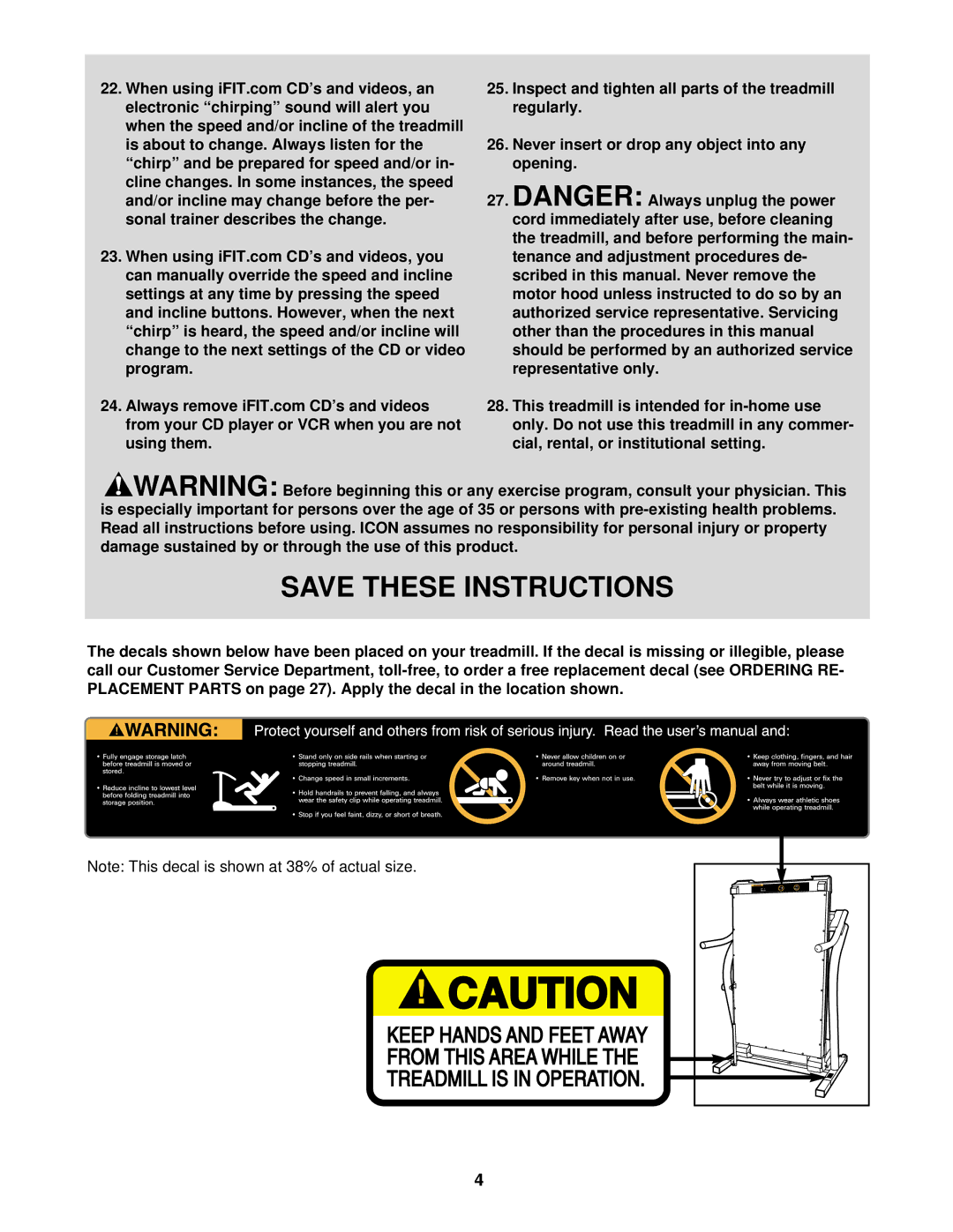 NordicTrack NTTL09510 user manual 