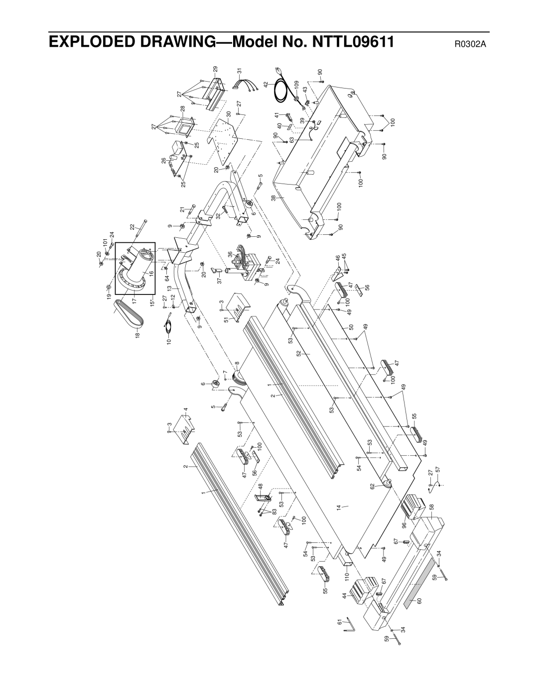 NordicTrack NTTL09611 manual 101 