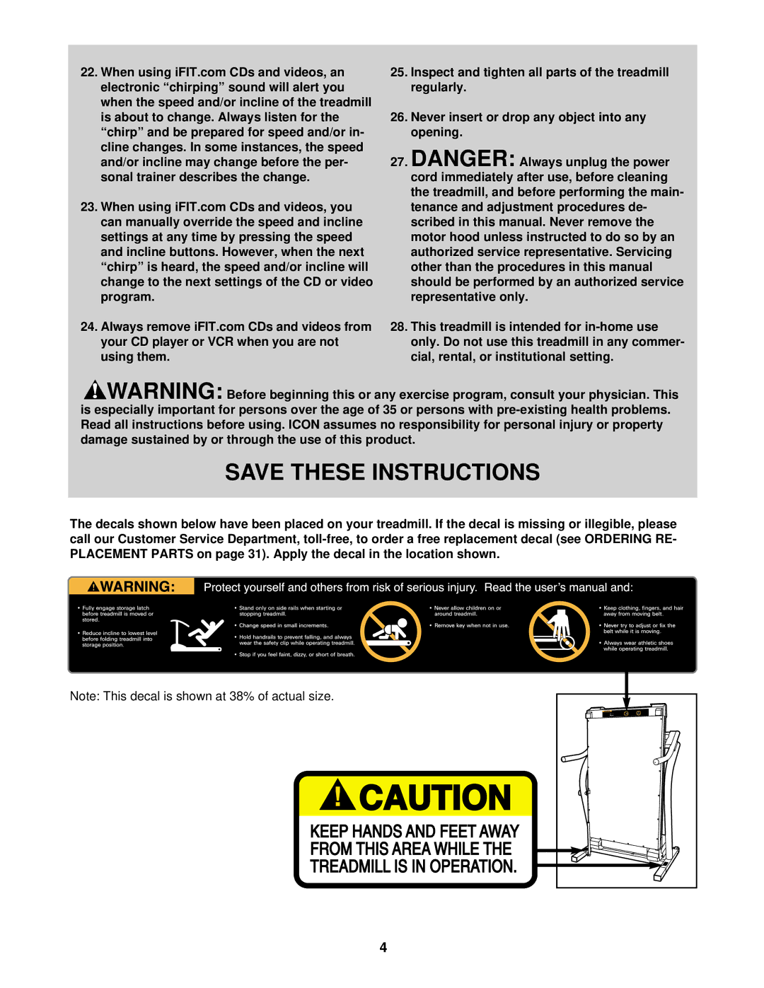 NordicTrack NTTL10510 user manual 