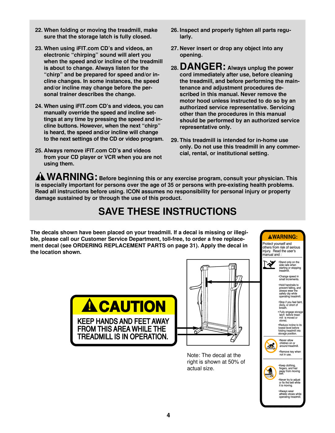 NordicTrack NTTL10612 user manual 