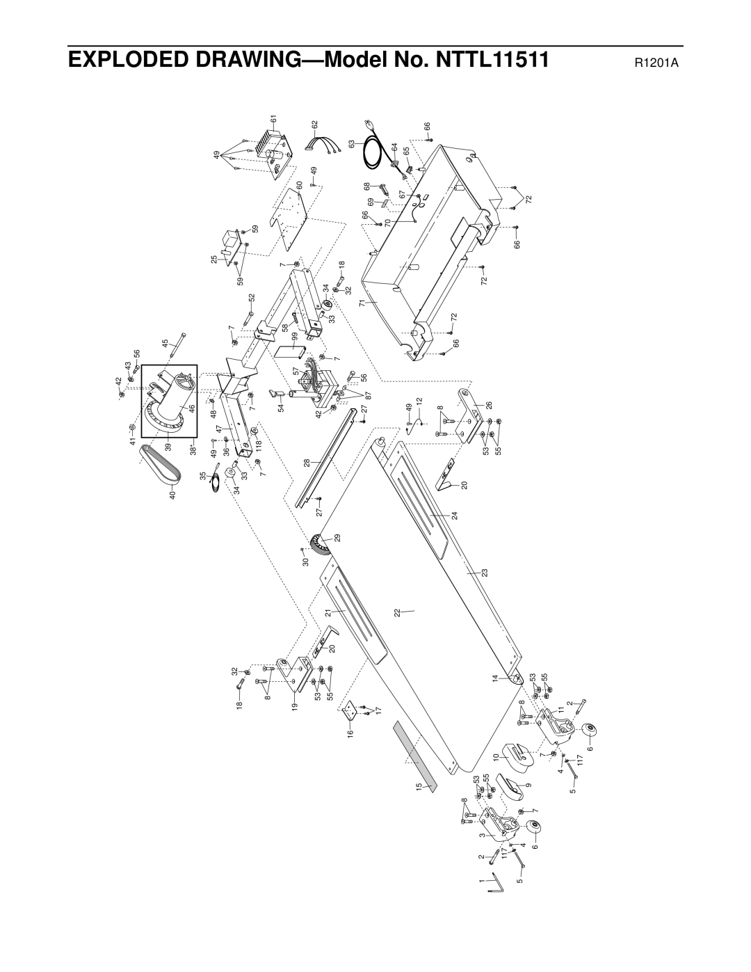 NordicTrack NTTL11511 user manual R1201A 