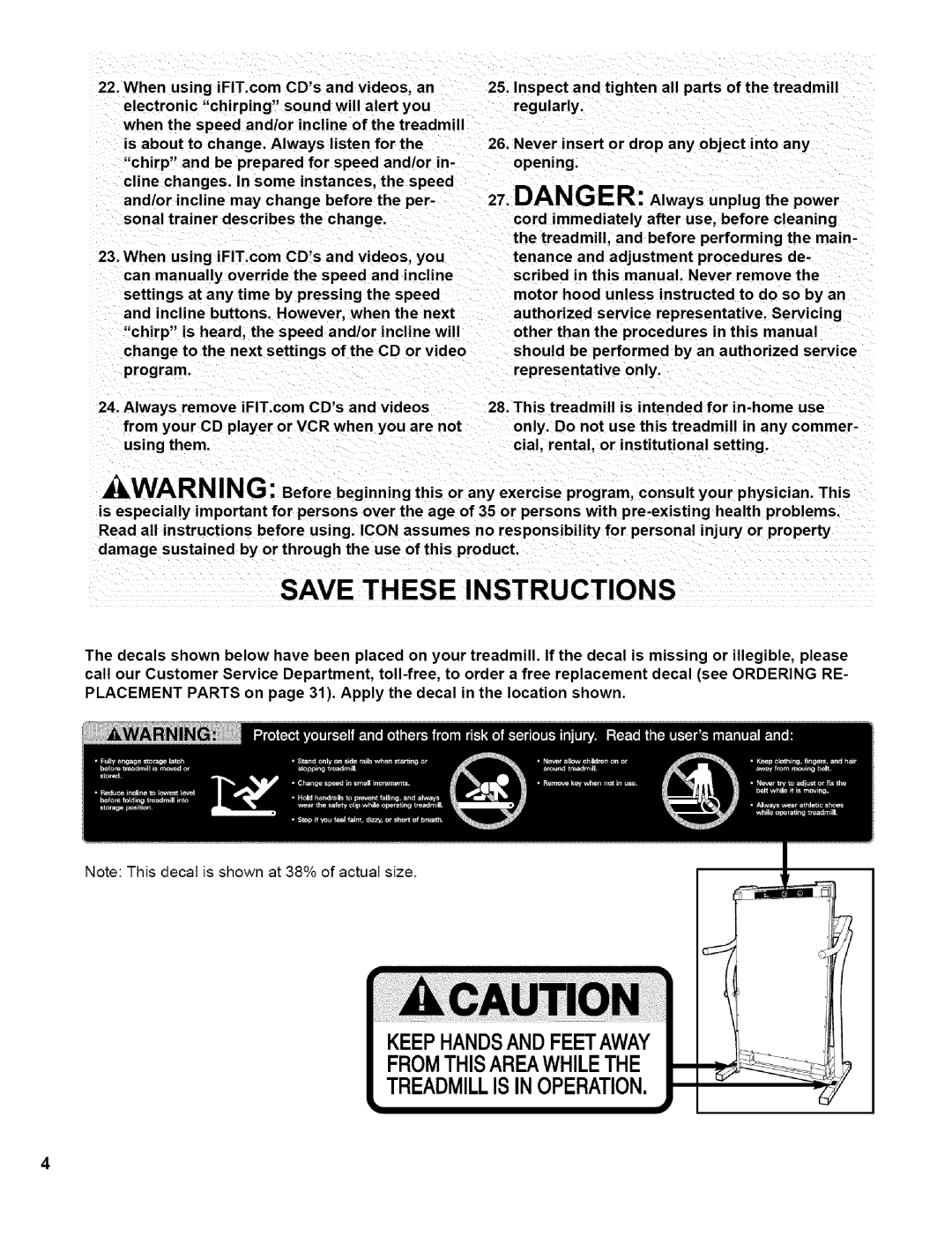 NordicTrack NTTL11994 user manual WhenusingiFIT.comCDsandvideos,an 