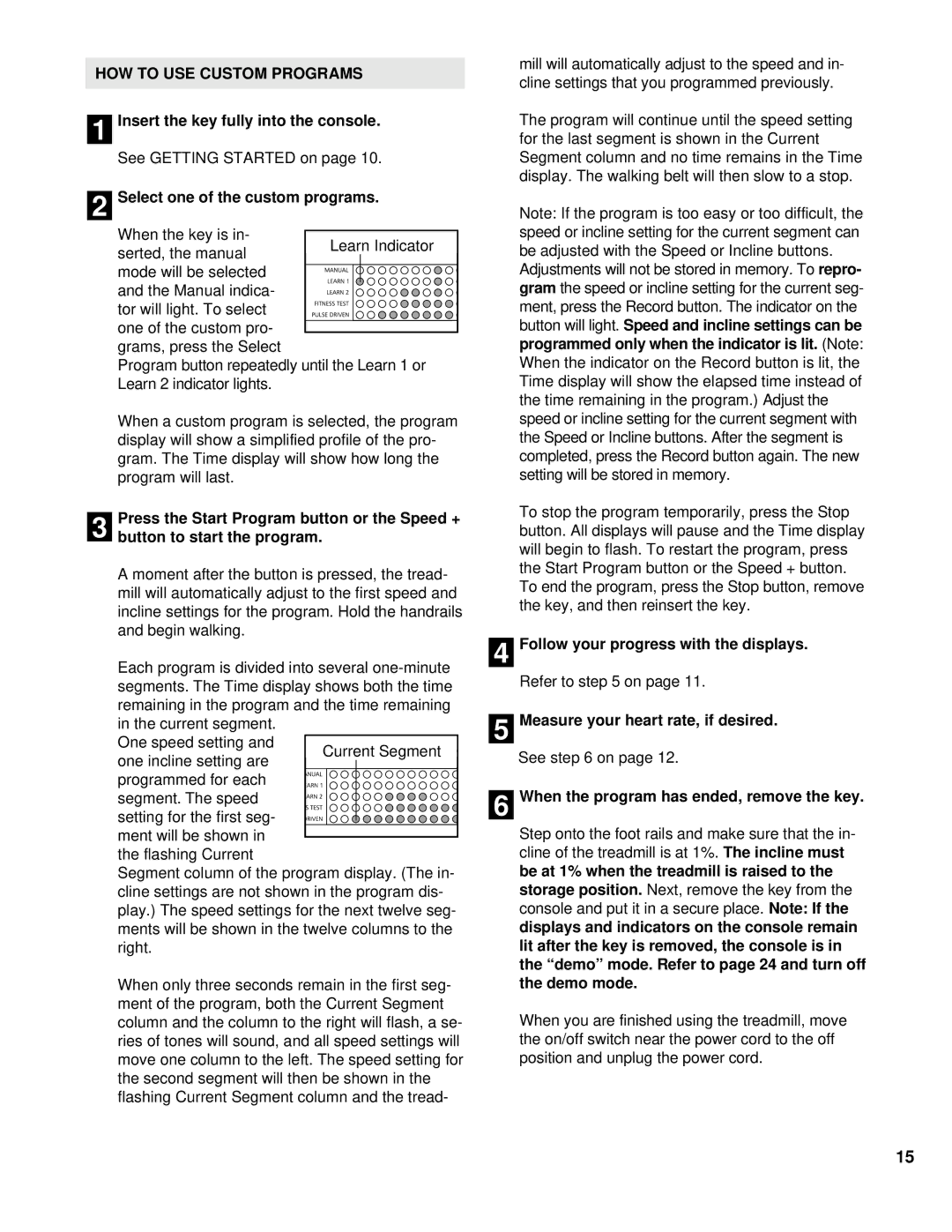 NordicTrack NTTL11994 user manual HOW to USE Custom Programs 