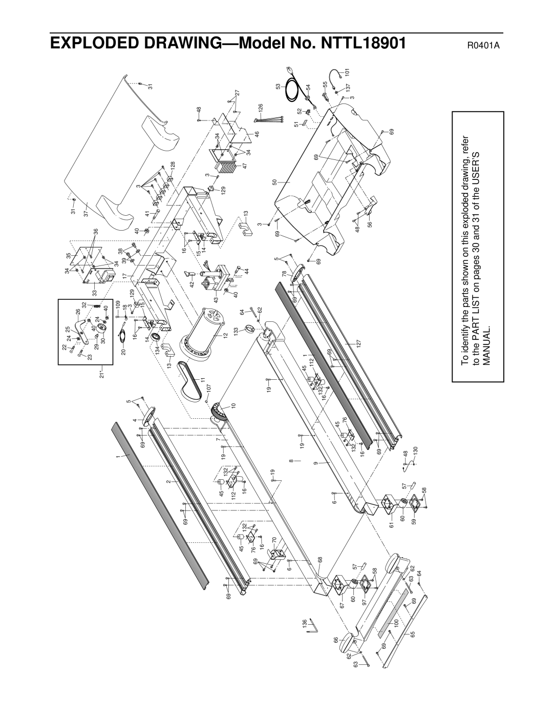 NordicTrack NTTL18901 user manual 