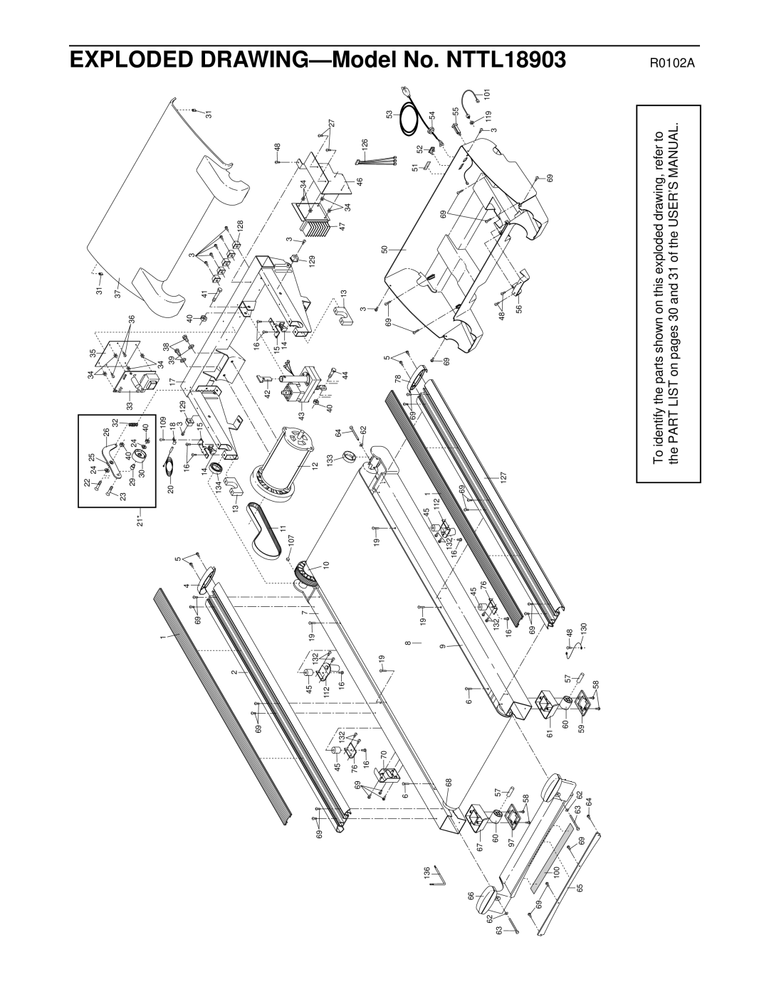 NordicTrack NTTL18903 user manual 