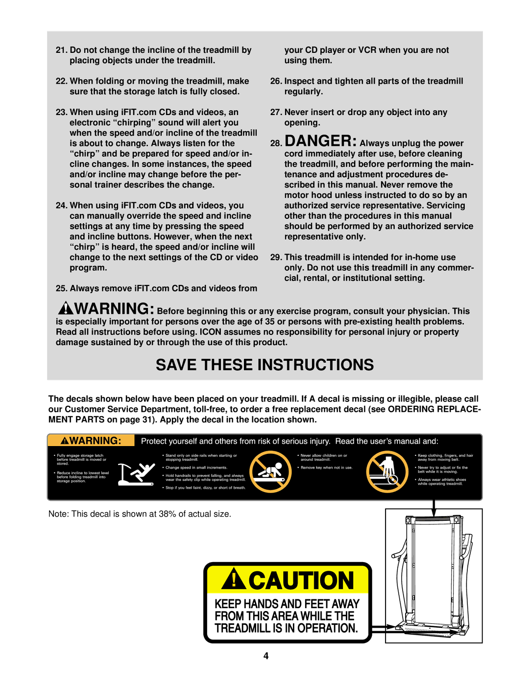 NordicTrack NTTL18903 user manual 