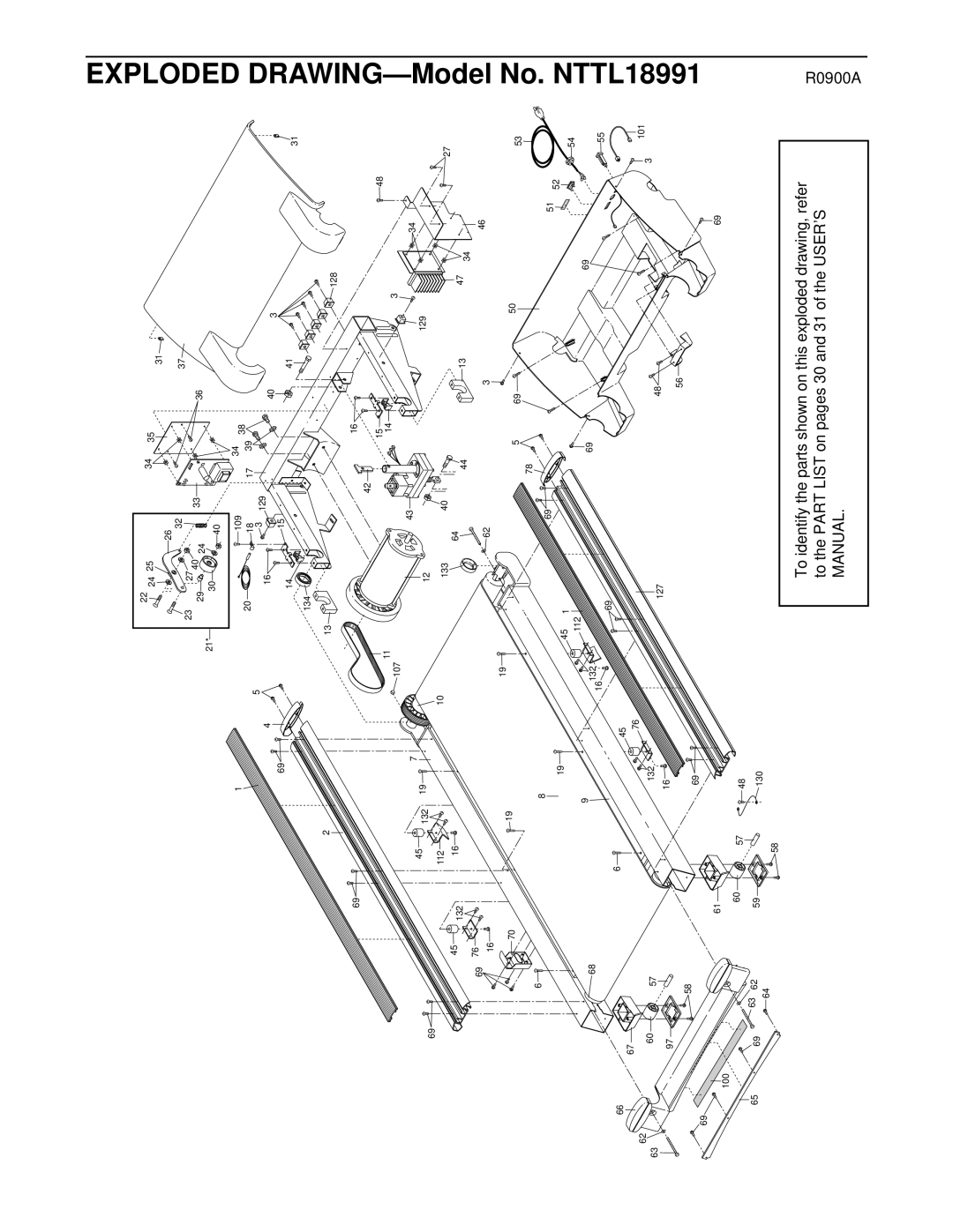 NordicTrack NTTL18991 manual 