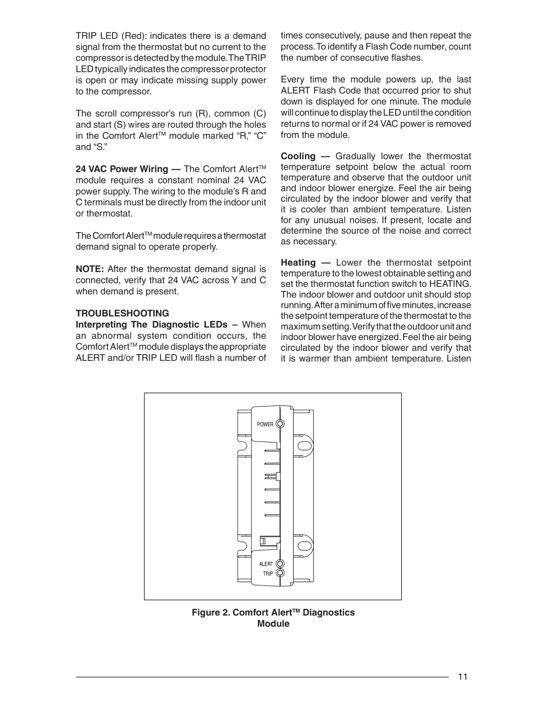 Nordyne R-410A installation instructions Troubleshooting 