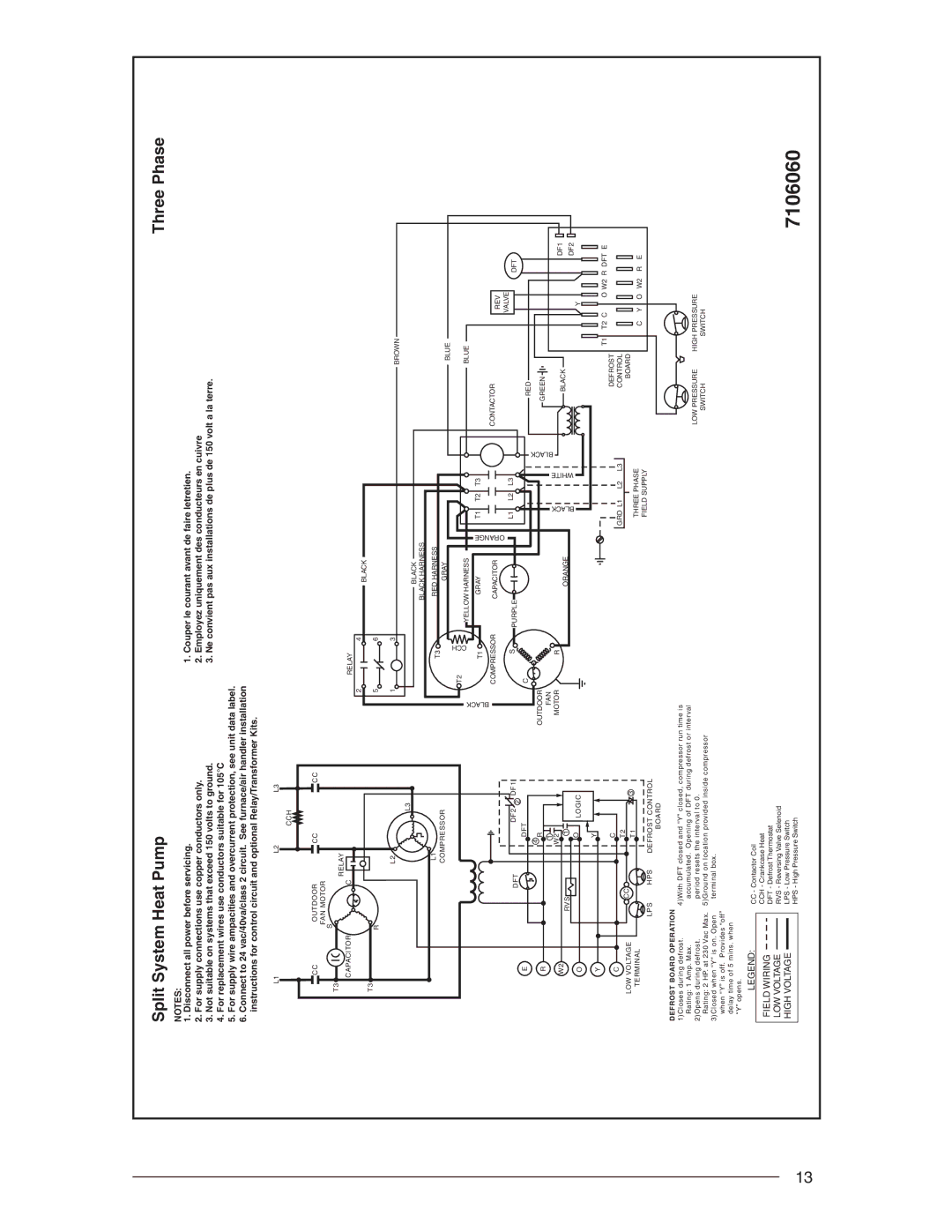 Nordyne T3BN installation instructions Gram, Split System Heat Pump 