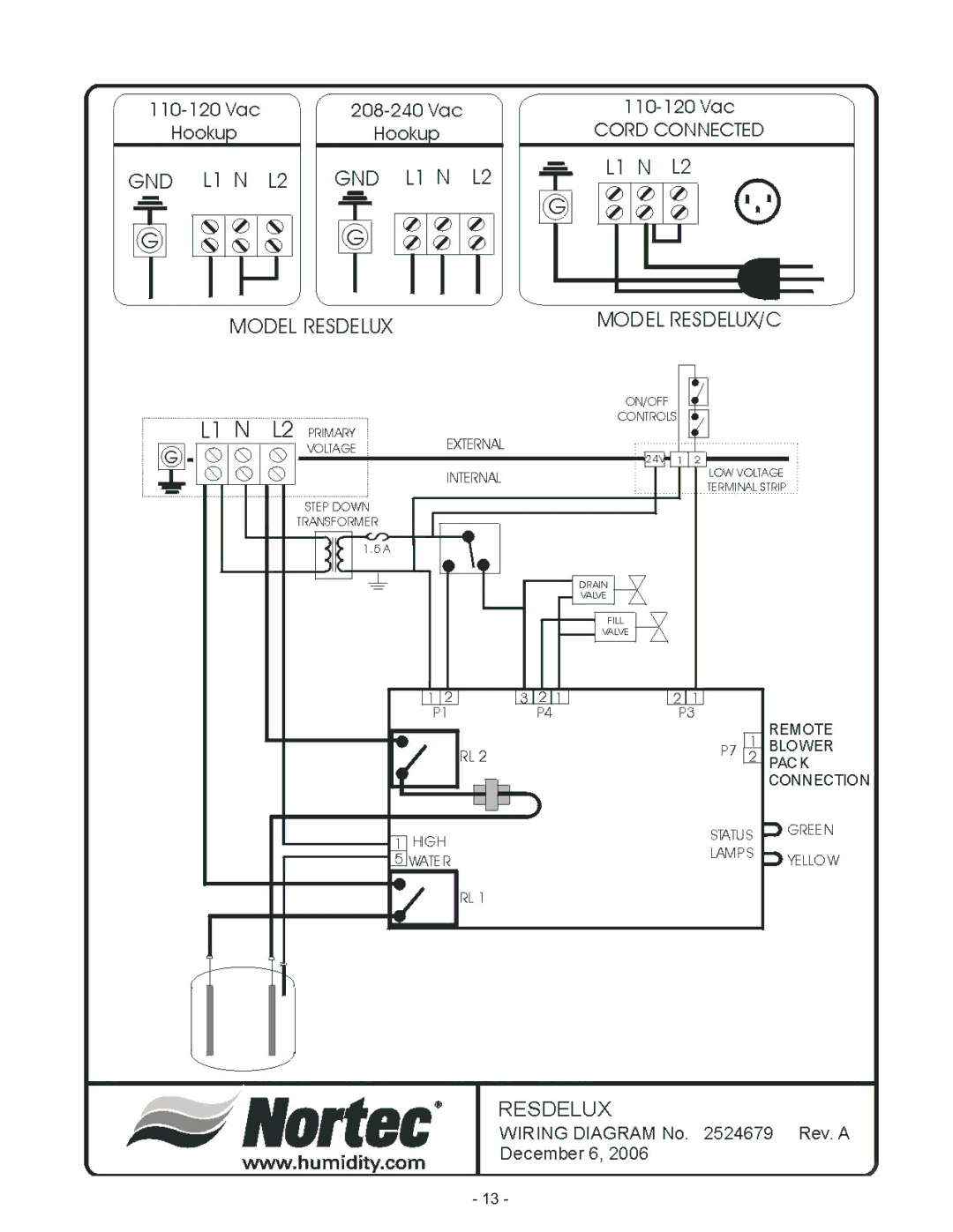 Nortec 1505691-B manual 