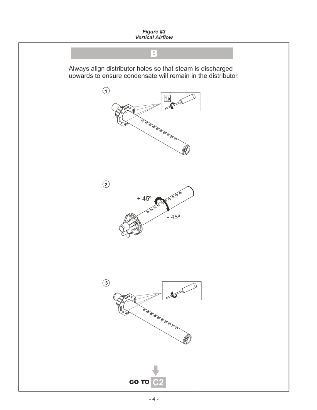 Nortec ASD, CSD, BSD installation manual + 45º 